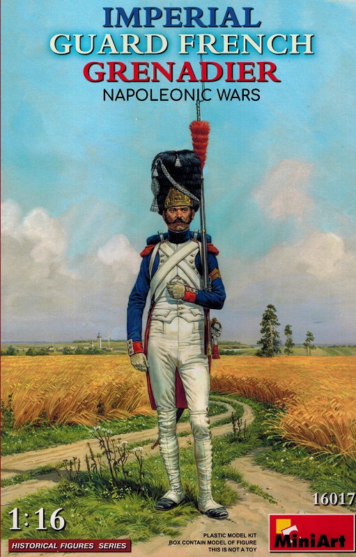 Kit De Construction Miniart 16017 - Grenadier De La Garde Impériale Française à L'échelle 1:16
